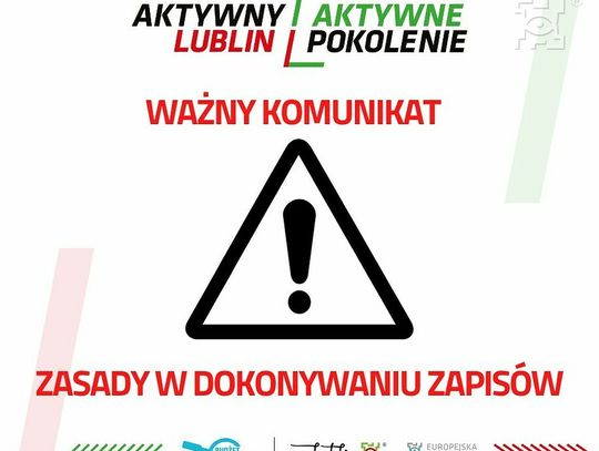Aktywny Lublin i Aktywne Pokolenie - wznowienie zajęć!