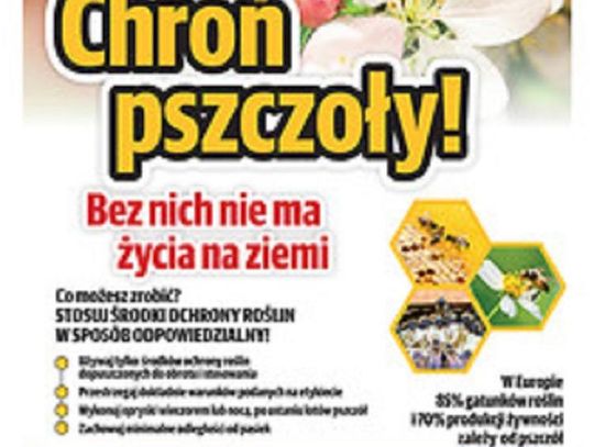 Apel do rolników i sadowników w sprawie ochrony pszczół oraz własnego zdrowia*