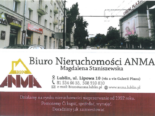 Biuro Nieruchomości ANMA - MAGDALENA STANISZEWSKA