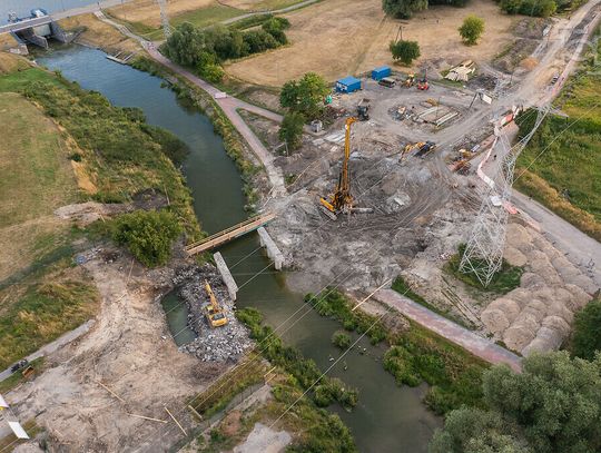 Budowa mostu w ciągu ul. Żeglarskiej – dziennik budowy