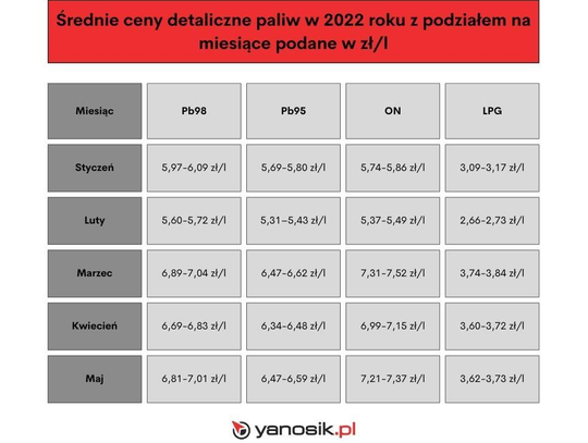 Ceny paliw wciąż rosną. W czerwcu benzyna będzie już za 8 zł? Eksperci z Yanosika komentują