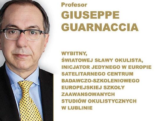 Honorowe Obywatelstwo Miasta Lublin dla Prof. Giuseppe Guarnaccia*