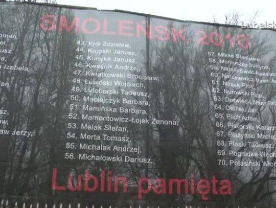 Katastrofa Smoleńska - Lublin pamięta.