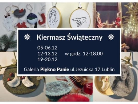 Kiermasz świąteczny / wspieramy lokalnych twórców*