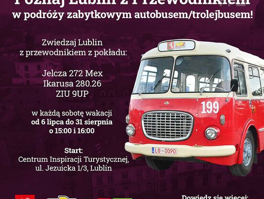 Kolejny sezon spacerów i przejazdów w ramach "Poznaj Lublin z Przewodnikiem"