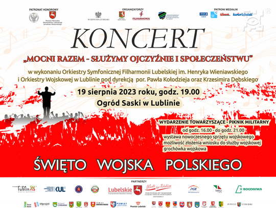 Koncert plenerowy z okazji obchodów Święta Wojska Polskiego