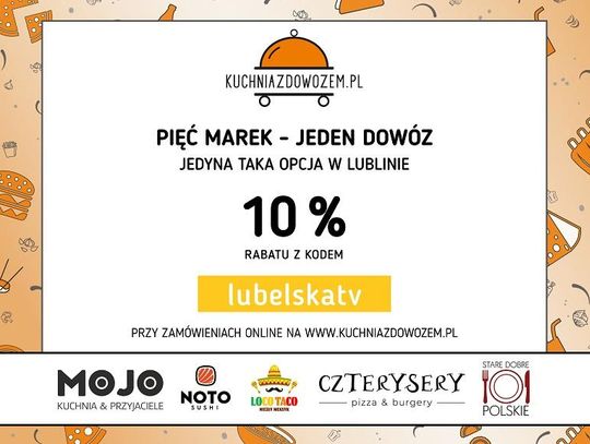Kuchnia z Dowozem - nowość na lubelskim rynku gastronomicznym!  Dodatkowy rabat od Lubelska.tv!!!