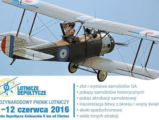 Lubelska.tv zaprasza na Międzynarodowy Piknik „Lotnicze Depułtycze" 11–12 czerwca 2016 r.