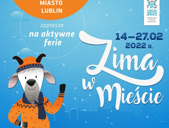 Miasto Lublin zaprasza na zajęcia „Zima w mieście 2022”