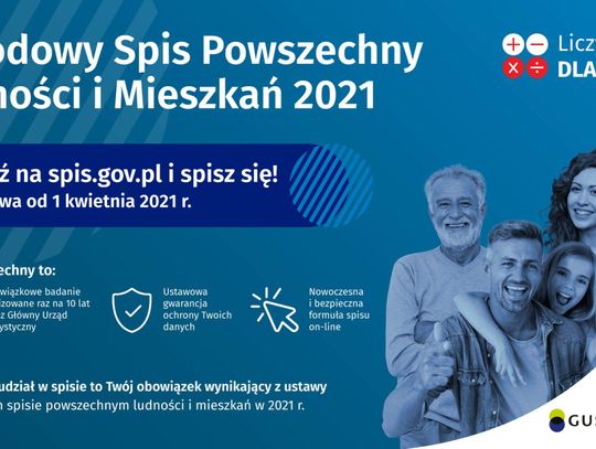 Narodowy Spis Powszechny - statystyki dotyczące postępu prac spisowych