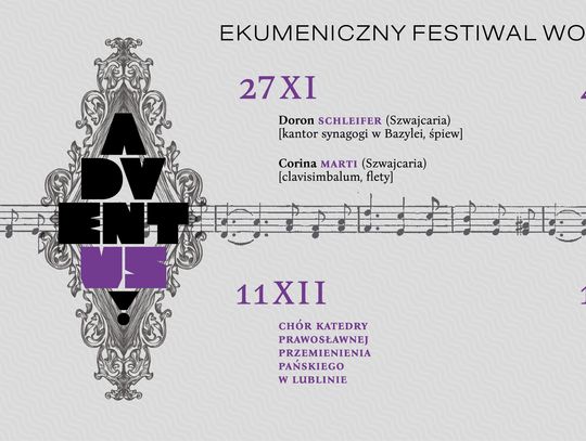 Nowy festiwal w Lublinie promuje wokalne tradycje muzyczne, ze szczególnym uwzględnieniem muzyki sakralnej