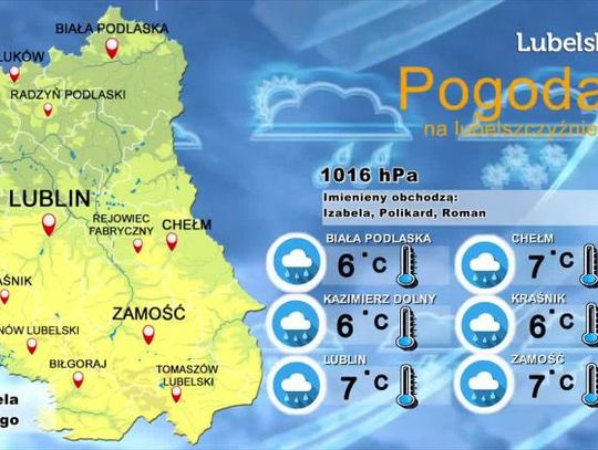 Pogoda na Lubelszczyźnie - 22, 23, 24 lutego