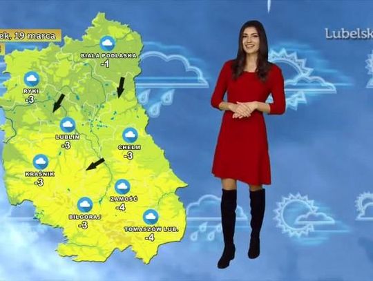 Pogoda na Lubelszczyźnie - Poniedziałek, 19 marca
