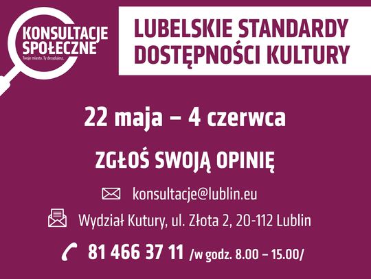 Porozmawiajmy o Lubelskich Standardach Dostępności Kultury