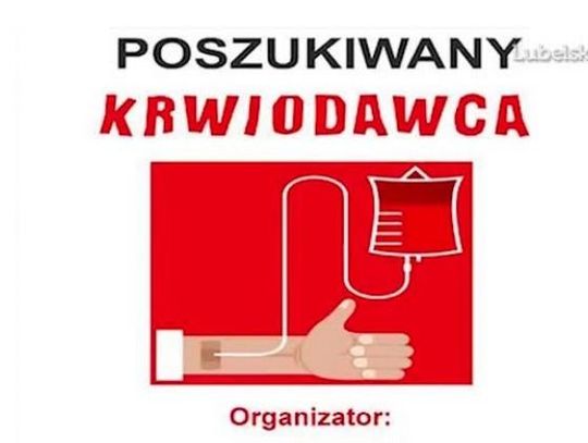 "Poszukiwany krwiodawca" 