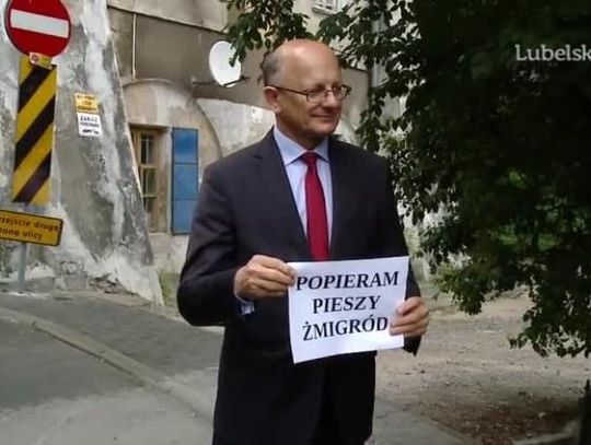 Prezydent Lublina: "Popieram pieszy Żmigród"