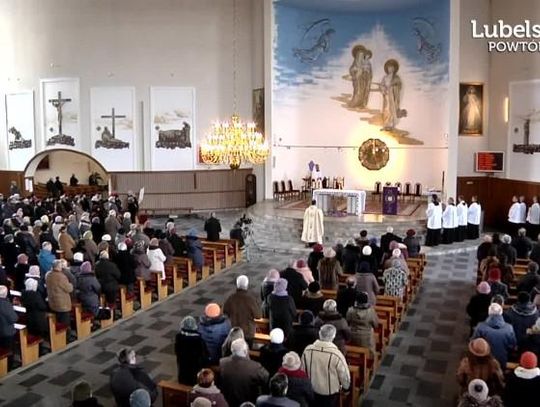 Suma odpustowa, podczas rekolekcji w kościele św. Józefa w Kraśniku