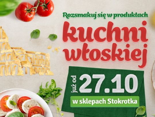 W Stokrotce na początek kuchnia włoska