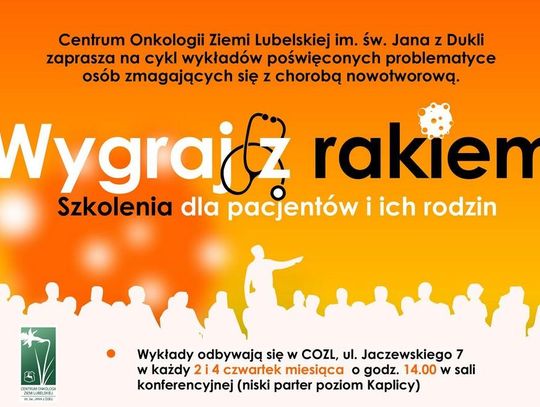 "Wygraj z rakiem" - szkolenia dla pacjentów i ich rodzin