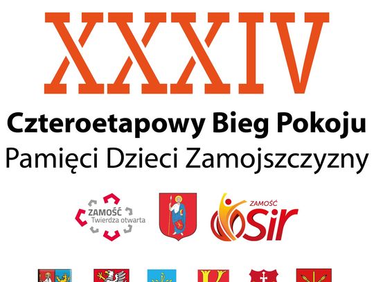 XXXIV Czteroetapowy Bieg Pokoju Pamięci Dzieci Zamojszczyzny 2023