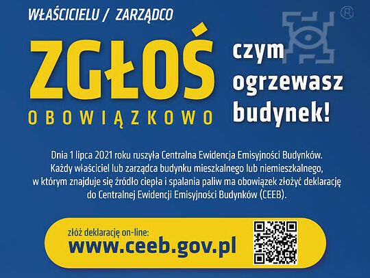 Z końcem czerwca mija czas na zgłoszenie źródła ogrzewania do CEEB