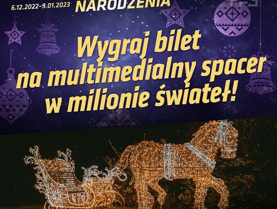 Zapraszamy do udziału w konkursie „Multimedialny Spacer w Parku Miliona Świateł”