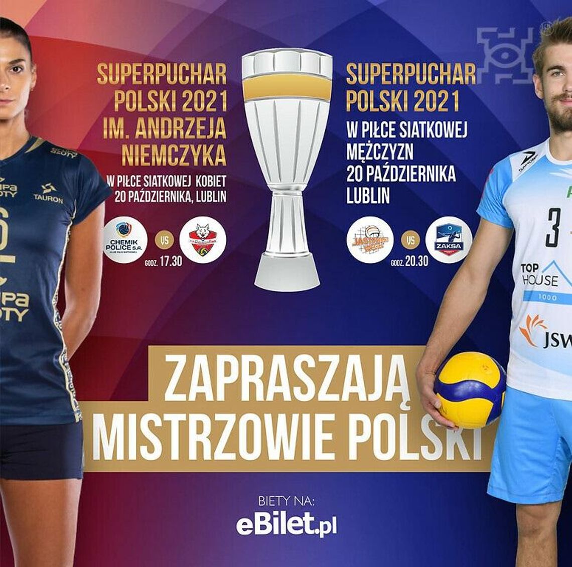 Bilety na podwójny Superpuchar Polski w piłce siatkowej!