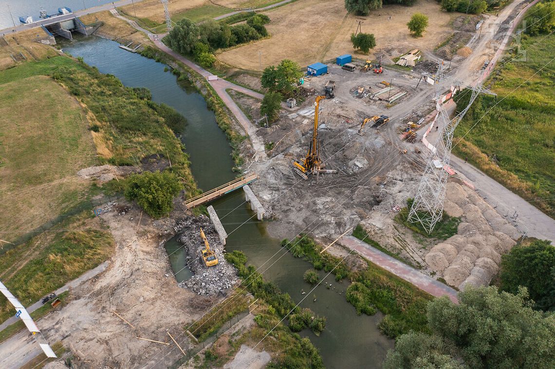 Budowa mostu w ciągu ul. Żeglarskiej – dziennik budowy