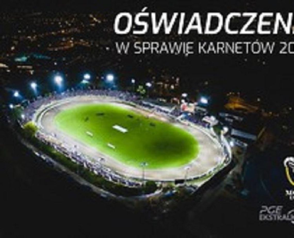 Co z karnetami na mecze Speed Car Motor Lublin?*