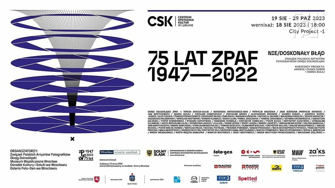 CSK zaprasza na wystawę /NIE/ DOSKONAŁY BŁĄD. 75 Lat ZPAF 1947-2022.