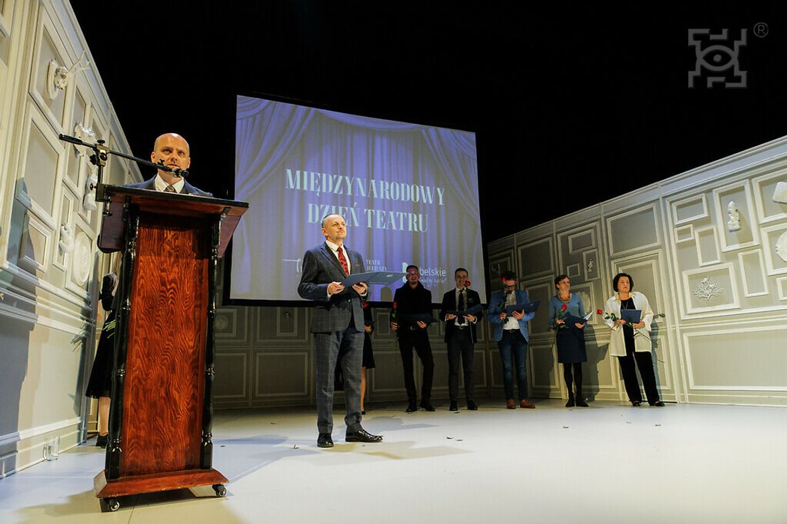 Dzień Teatru w Lublinie - wyróżnienia Prezydenta Krzysztofa Żuka