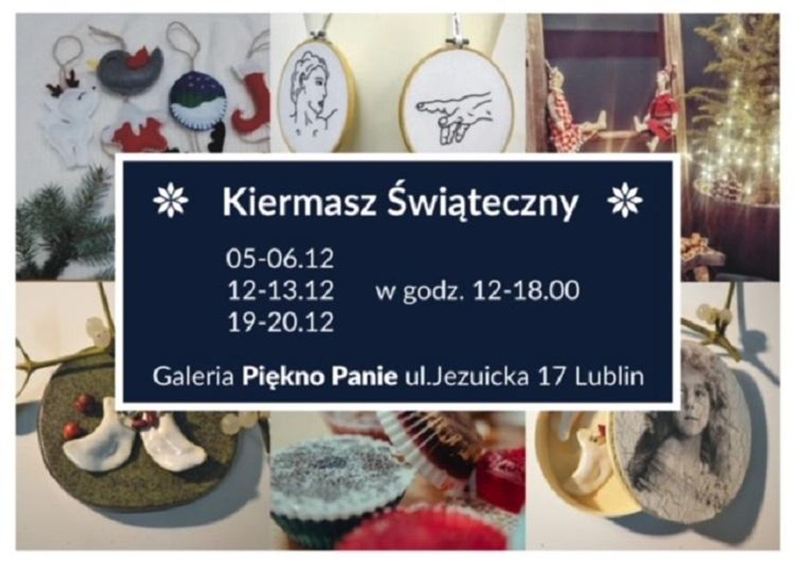 Kiermasz świąteczny / wspieramy lokalnych twórców*