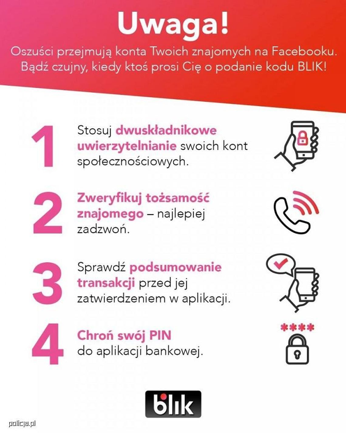 KOLEJNE OSZUSTWA NA "BLIK-A"*