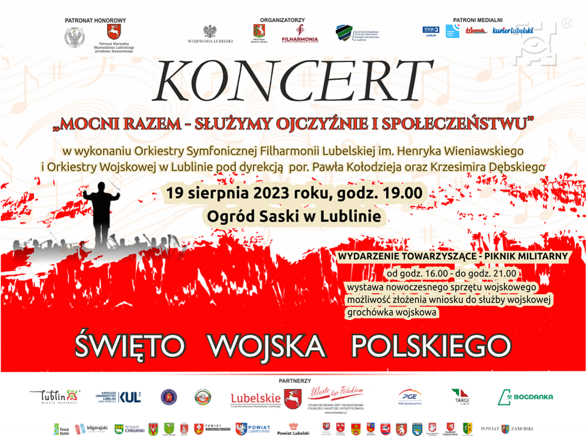 Koncert plenerowy z okazji obchodów Święta Wojska Polskiego