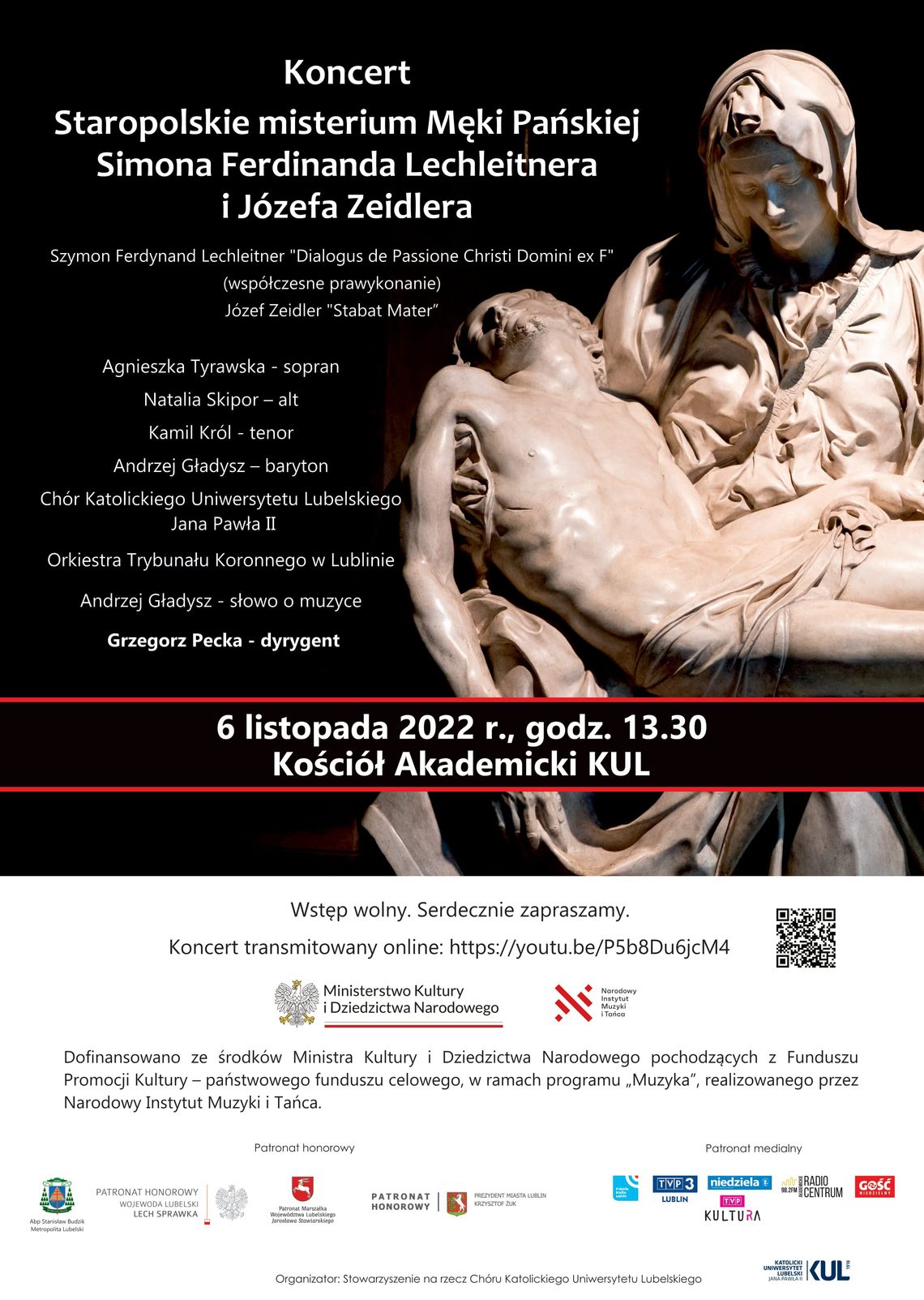 Koncert „Staropolskie misterium Męki Pańskiej Simona Ferdinanda Lechleitnera i Józefa Zeidlera"