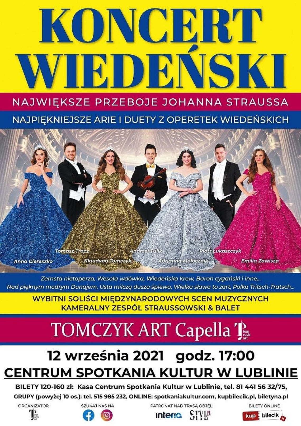  Koncert Wiedeński w Centrum Spotkania Kultur w Lublinie 