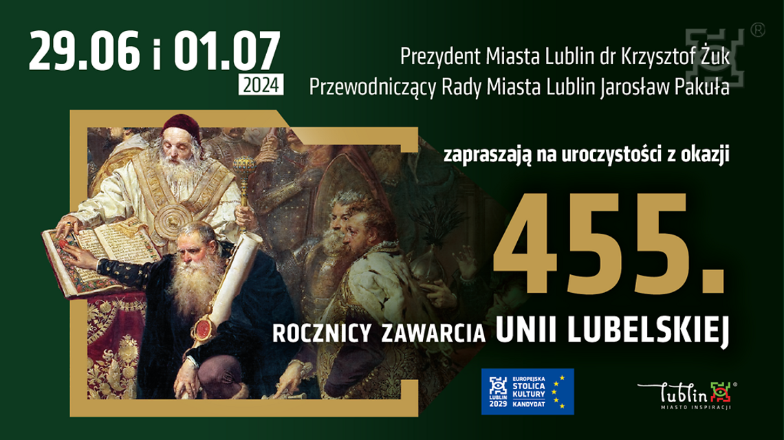 Miasto zaprasza na obchody 455. rocznicy zawarcia Unii Lubelskiej