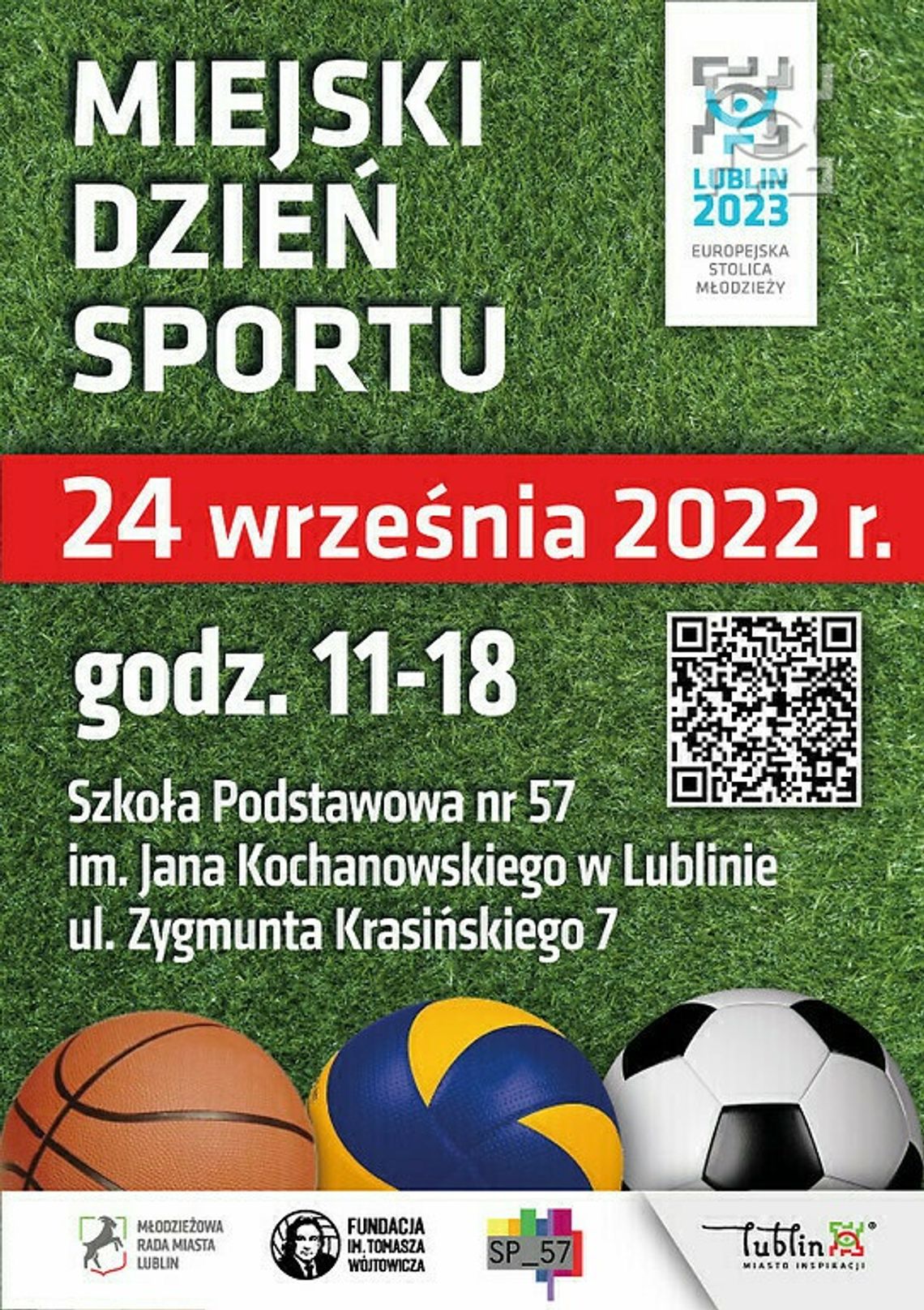 Młodzież zaprasza na Miejski Dzień Sportu