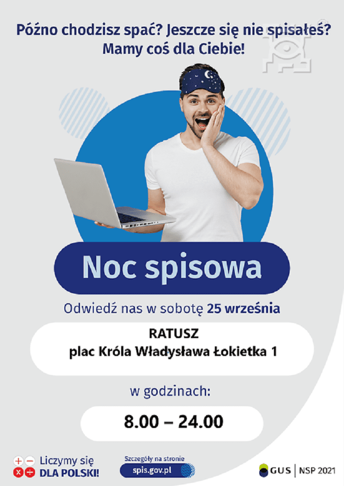 Narodowy Spis Ludności – „Noc spisowa” w Ratuszu