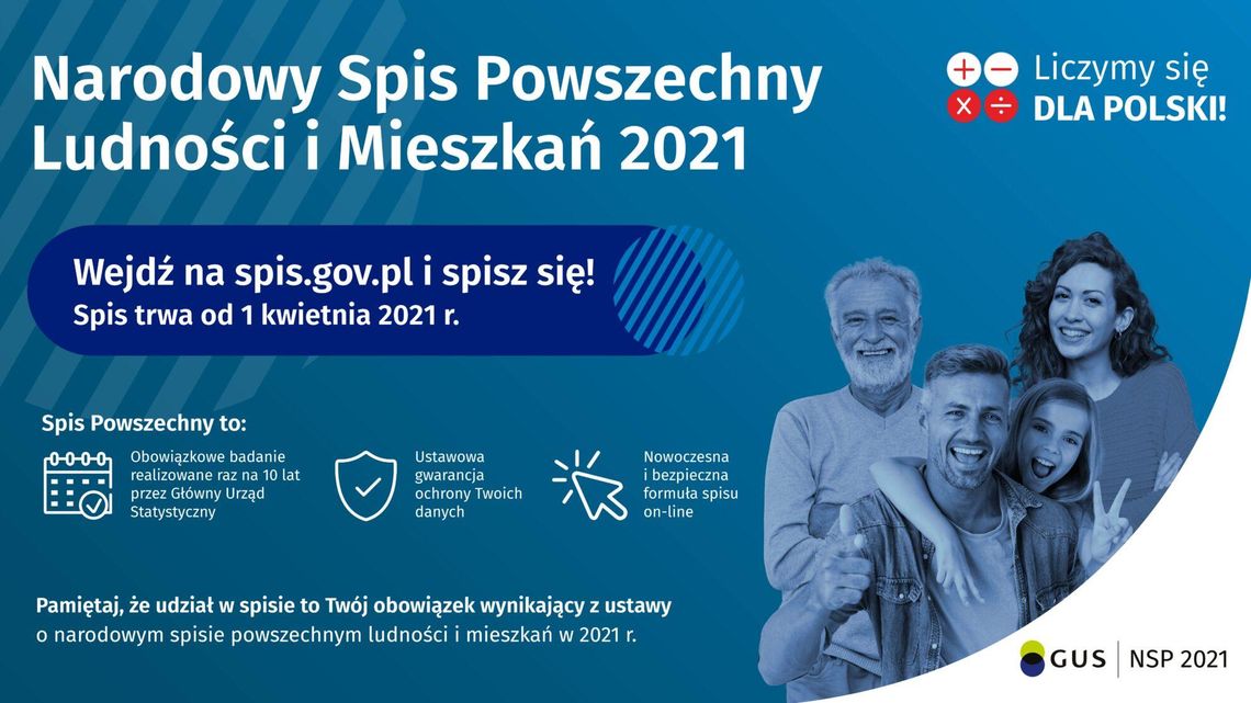 Narodowy Spis Powszechny - statystyki dotyczące postępu prac spisowych