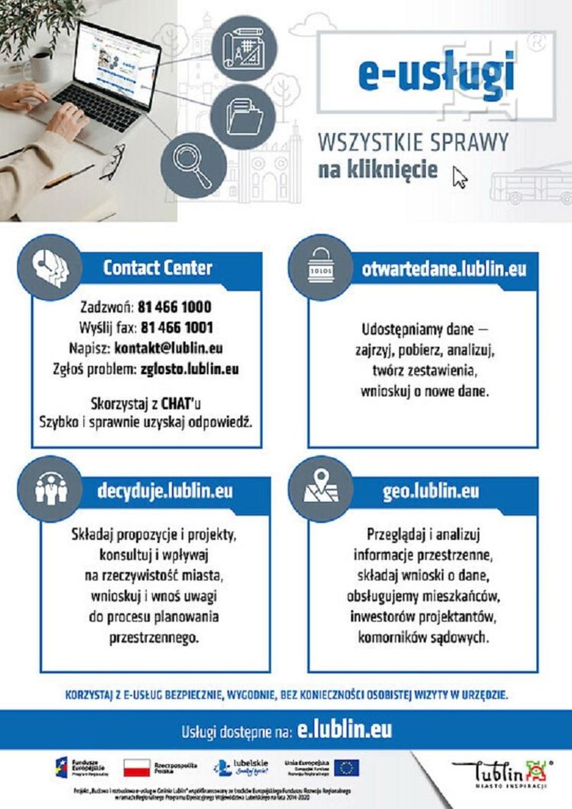 Nowe e-usługi i informatyczne udogodnienia dla mieszkańców