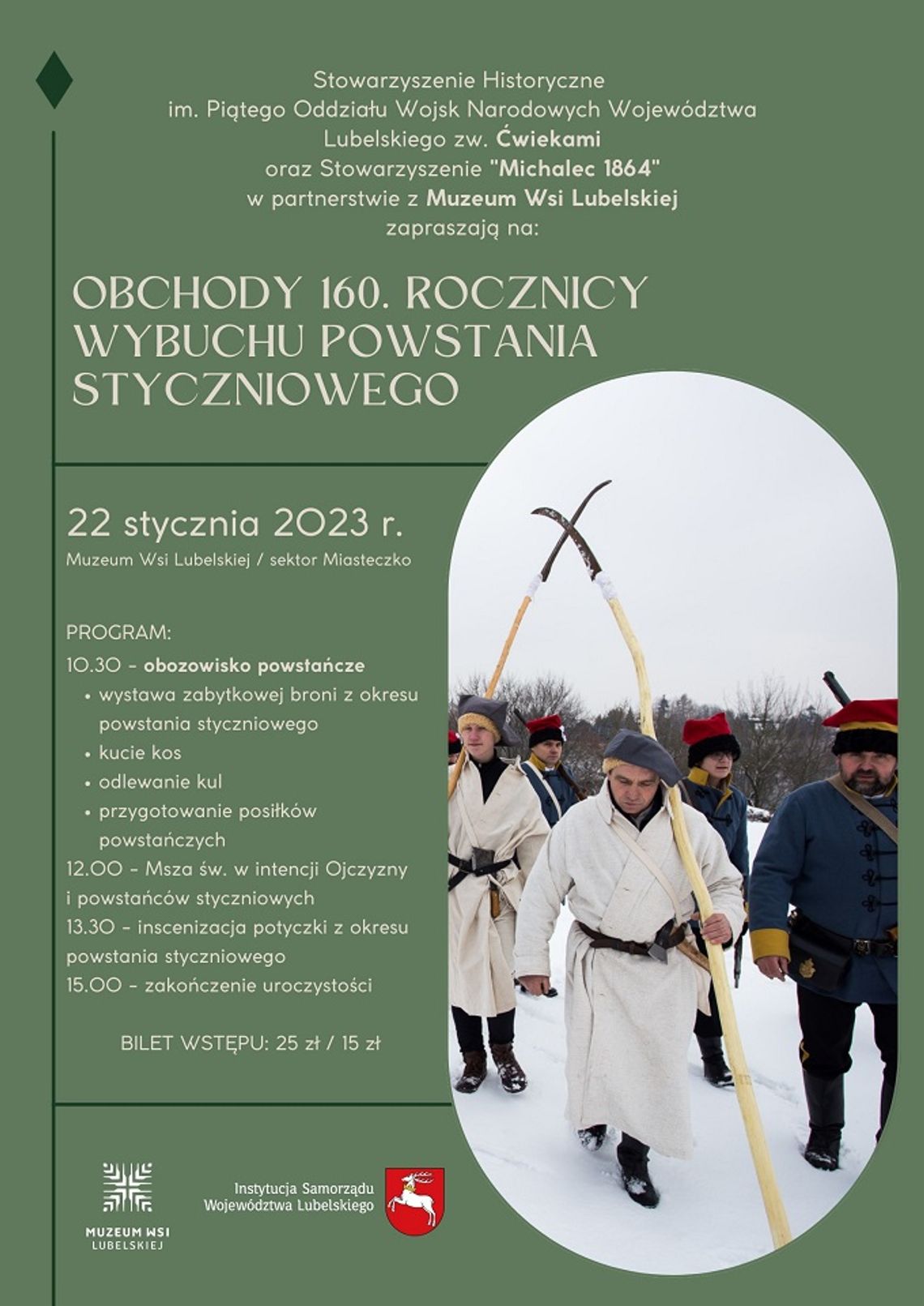 OBCHODY 160. ROCZNICY WYBUCHU POWSTANIA STYCZNIOWEGO