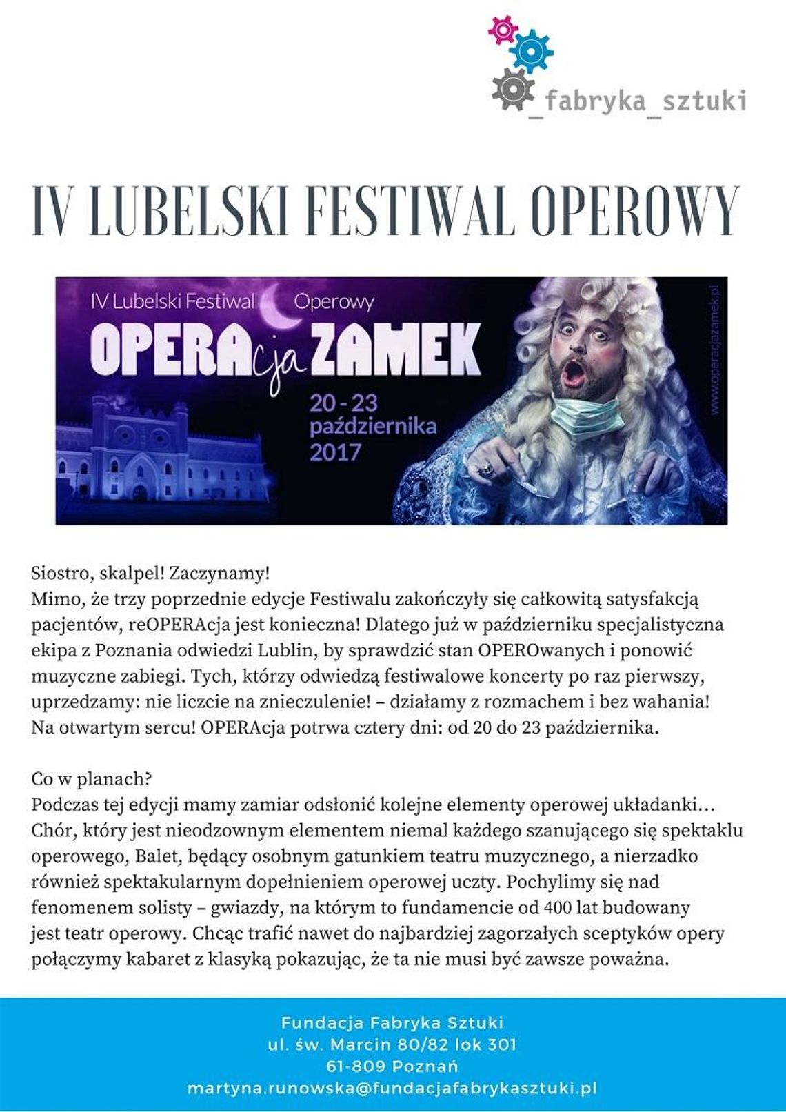 "OPERAcja Zamek"