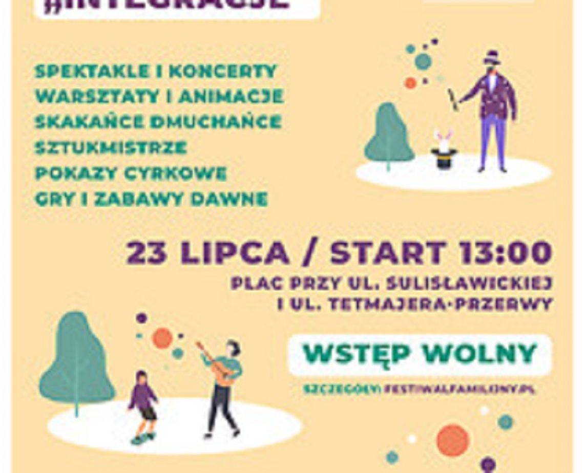 Pikniki Rodzinne „Integracje” w najbliższy weekend, 23 i 24 lipca