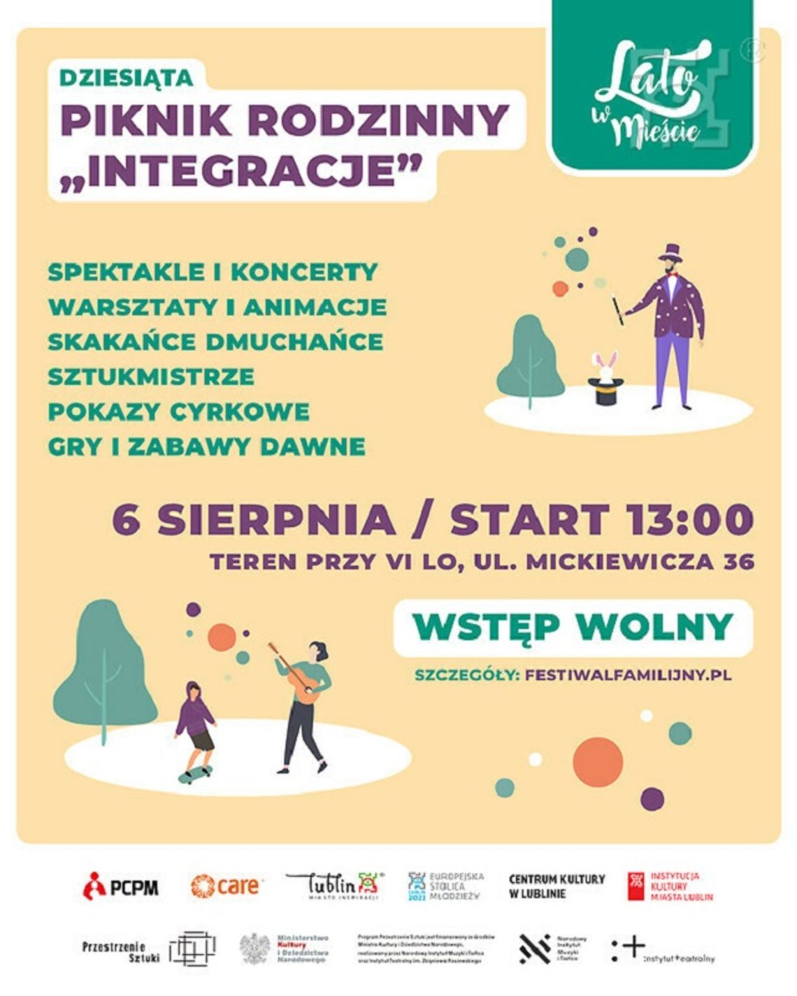 Pikniki Rodzinne „Integracje” w najbliższy weekend, 6 i 7 sierpnia