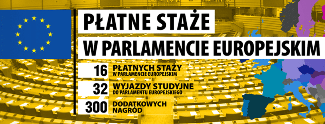 Płatne staże w Parlamencie Europejskim!