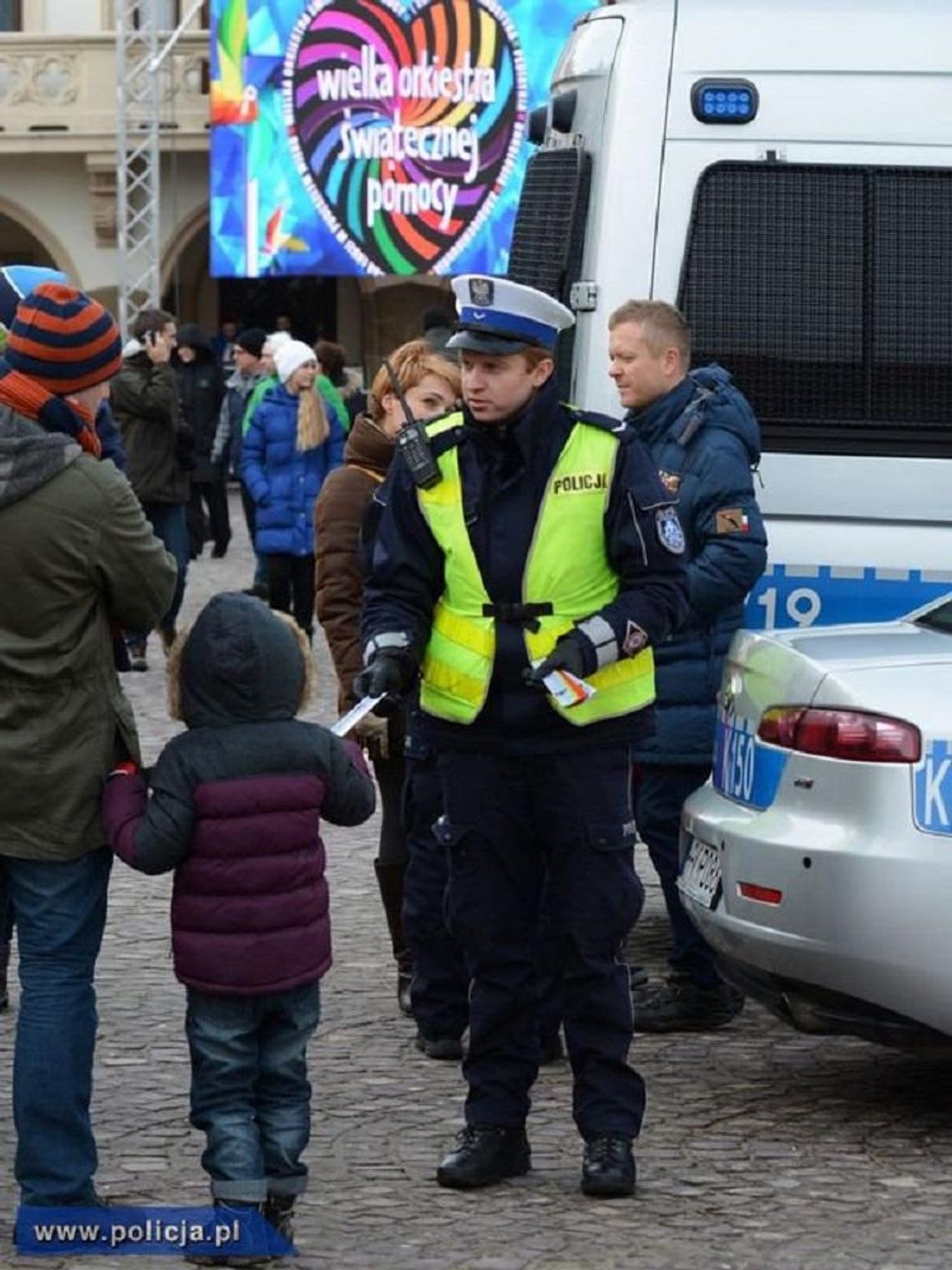 Policja informuje. Policjanci w całym kraju zadbają o bezpieczeństwo podczas 27. Finału Wielkiej Orkiestry Świątecznej Pomocy