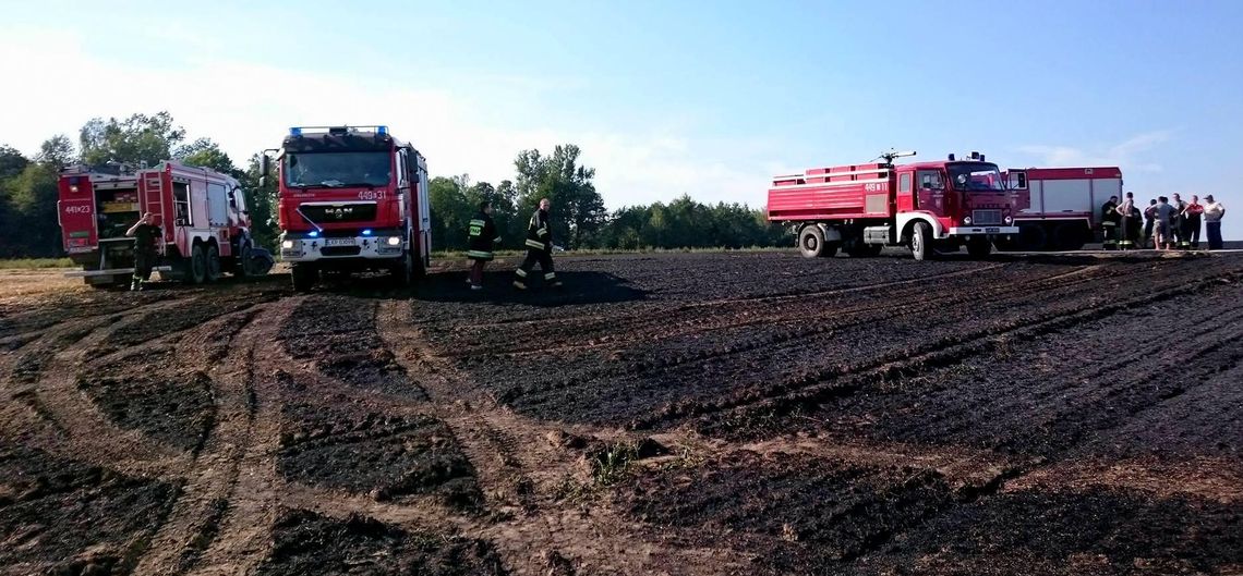 Pożar ścierniska!