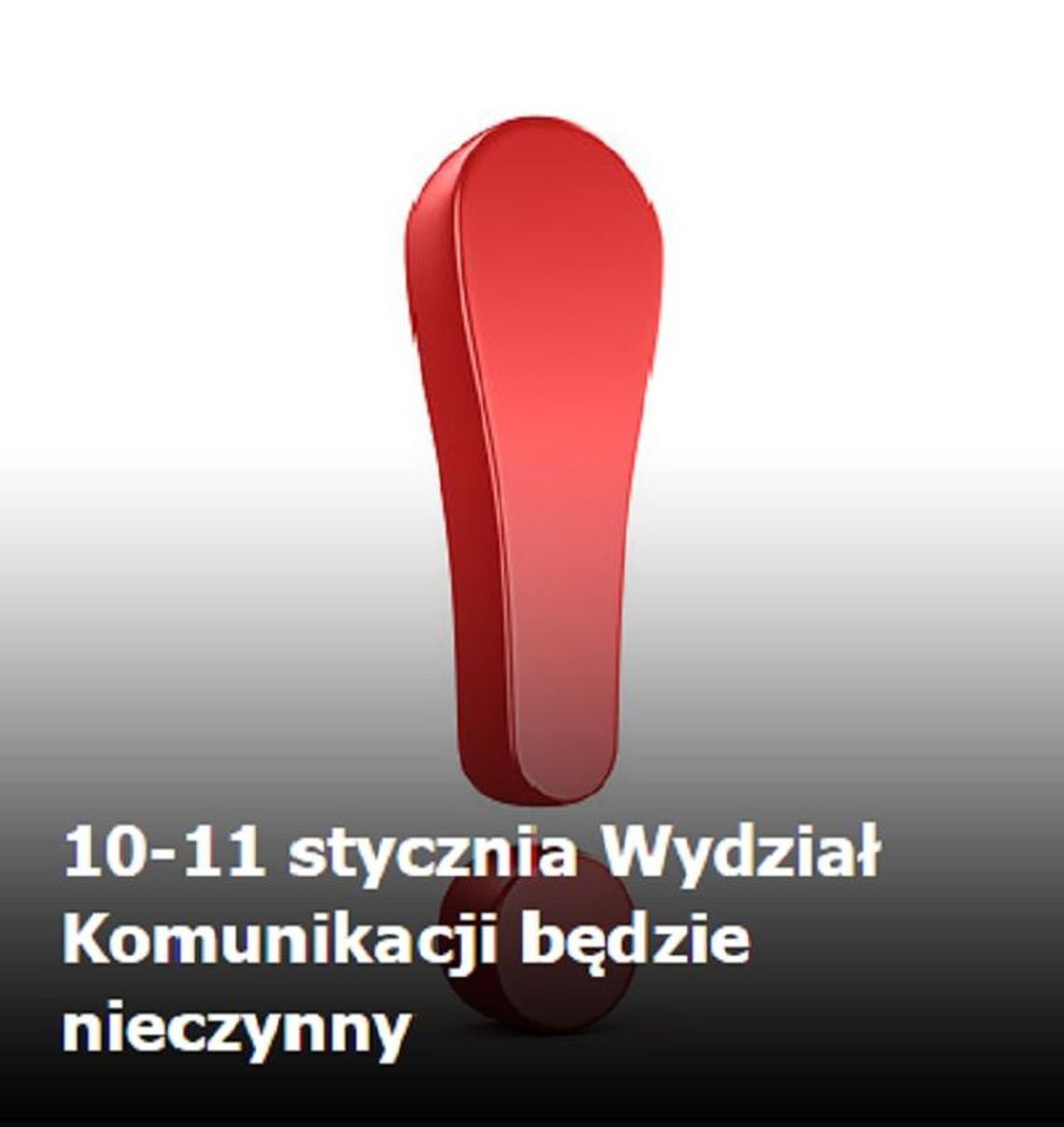 Przenosiny Wydziału Komunikacji *