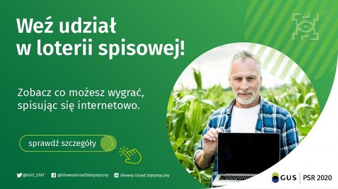 Ruszyła Loteria Powszechnego Spisu Rolnego 2020*